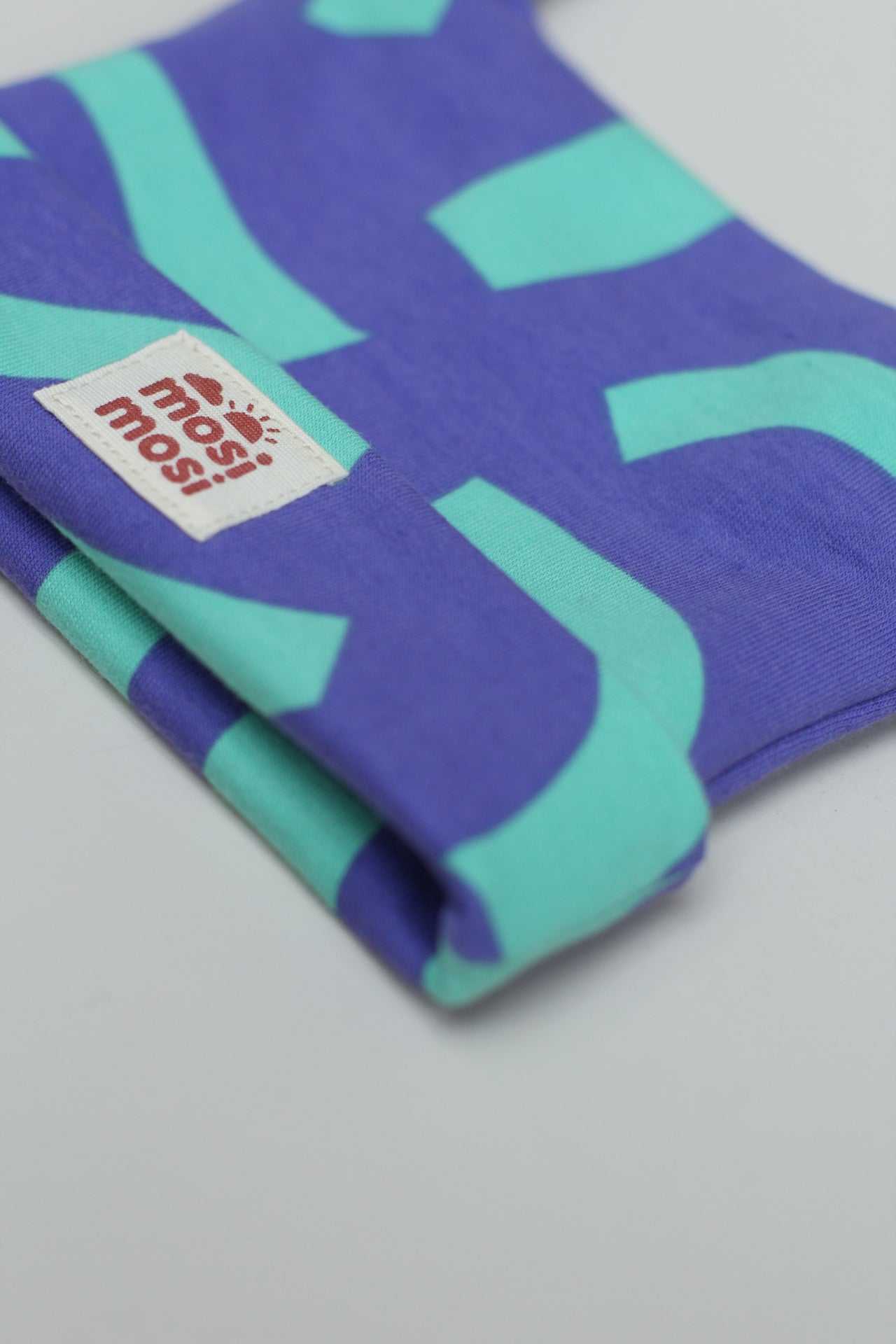 Mosi Mosi mutsje turquoise /paars