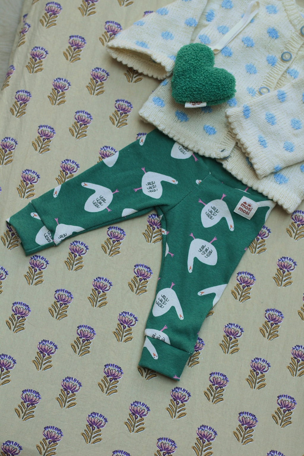 Groene kippie legging