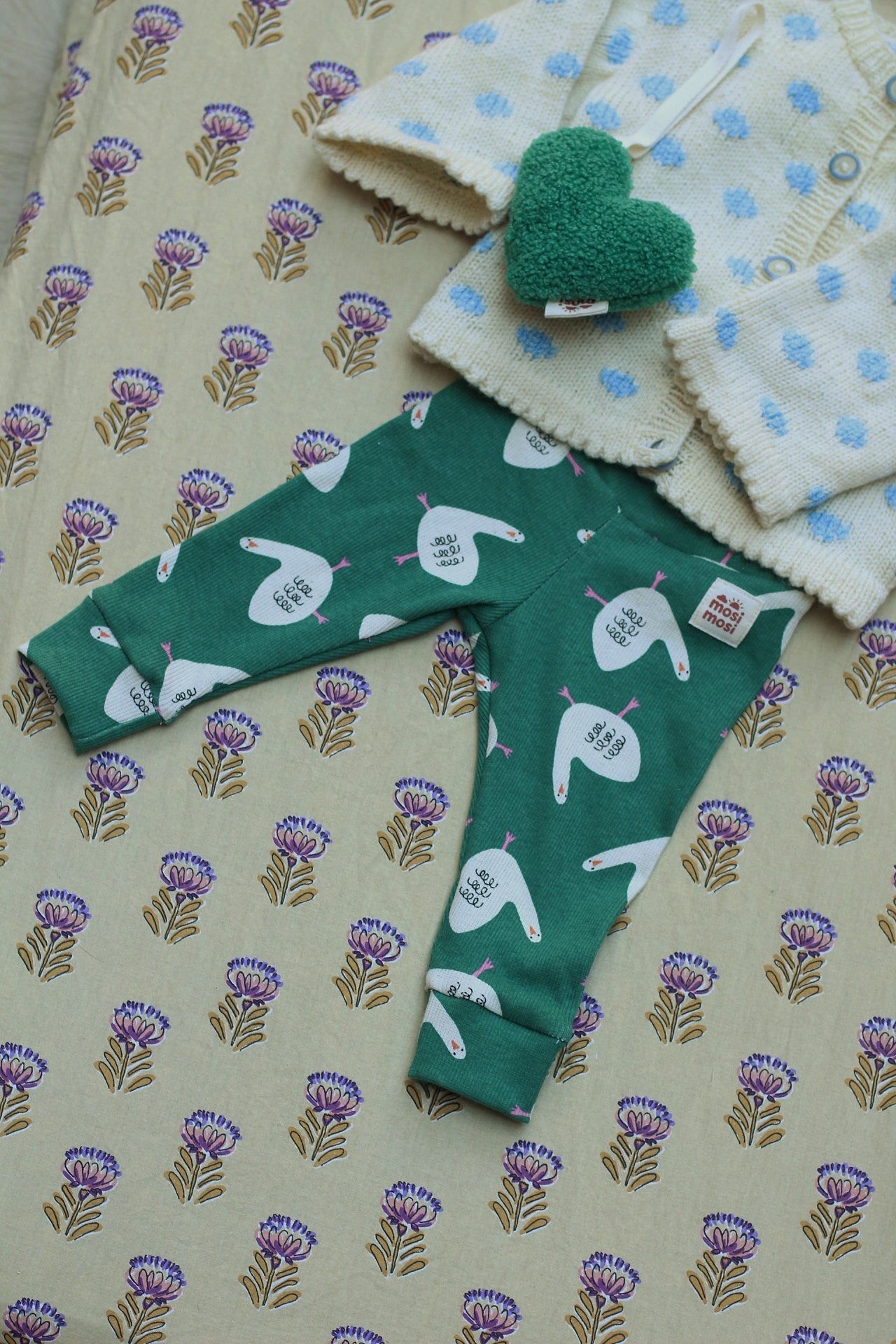 Groene kippie legging